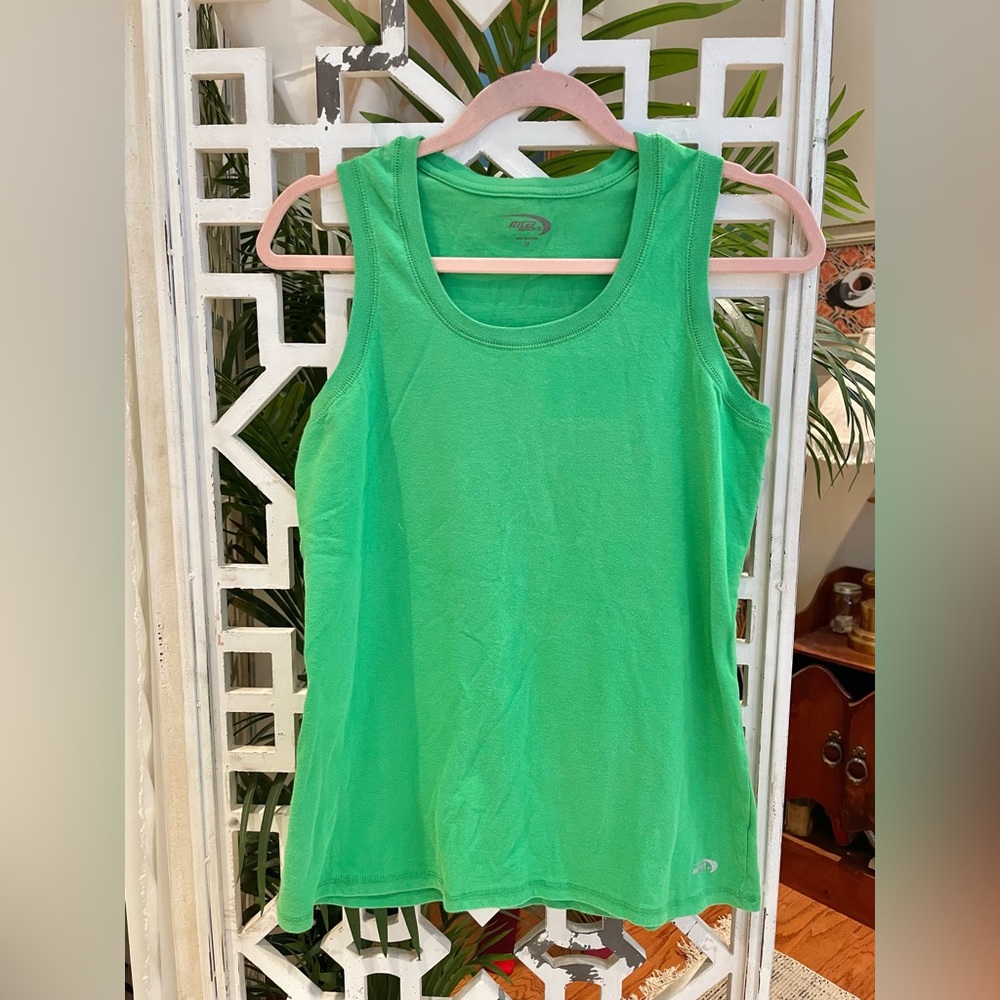 Mia Sport Kelly Green Tank Top